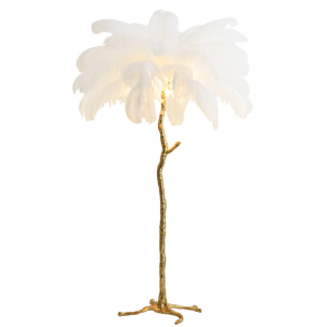 White  Feather Lamp | Event & Home Decoration